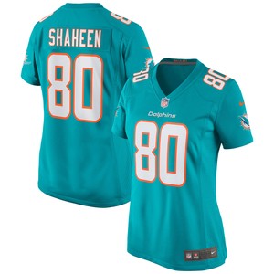 Adam Shaheen Miami Dolphins Womens Game Jersey - Aqua Nfl