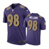 Baltimore Ravens #98 Brandon Williams Nike Color Rush Purple Jersey