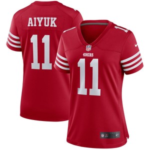 Brandon Aiyuk San Francisco 49ers Womens Player Game Jersey Scarlet Nfl