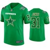 Byron Jones Dallas Cowboys #31 Jersey St. Patricks Day Kelly Green Lucky - Men