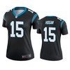 Carolina Panthers #15 Chris Hogan Black Legend Jersey - Womens