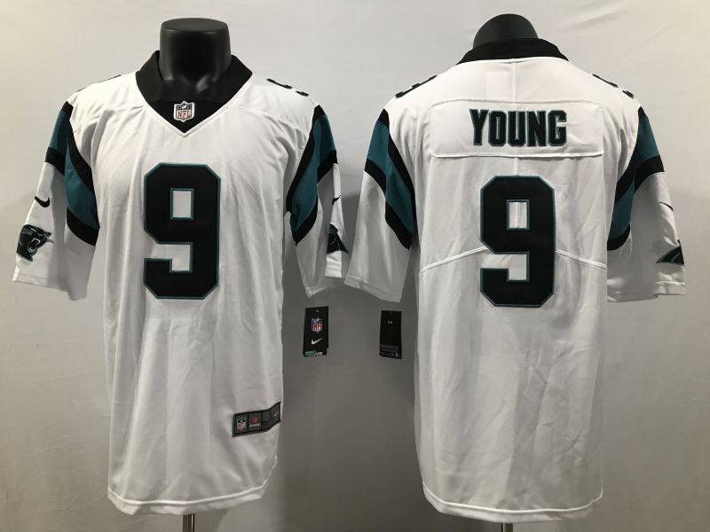 Carolina Panthers #9 Bryce Young Jersey - White - Cocomos
