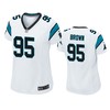 Carolina Panthers Derrick Brown White 2020 Nfl Draft Game Jersey - Cocomos