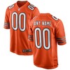 Chicago Bears Alternate Custom Game Jersey - Orange Custom Jerseys Nfl