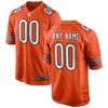Chicago Bears Alternate Custom Game Jersey Orange Custom Jerseys Nfl