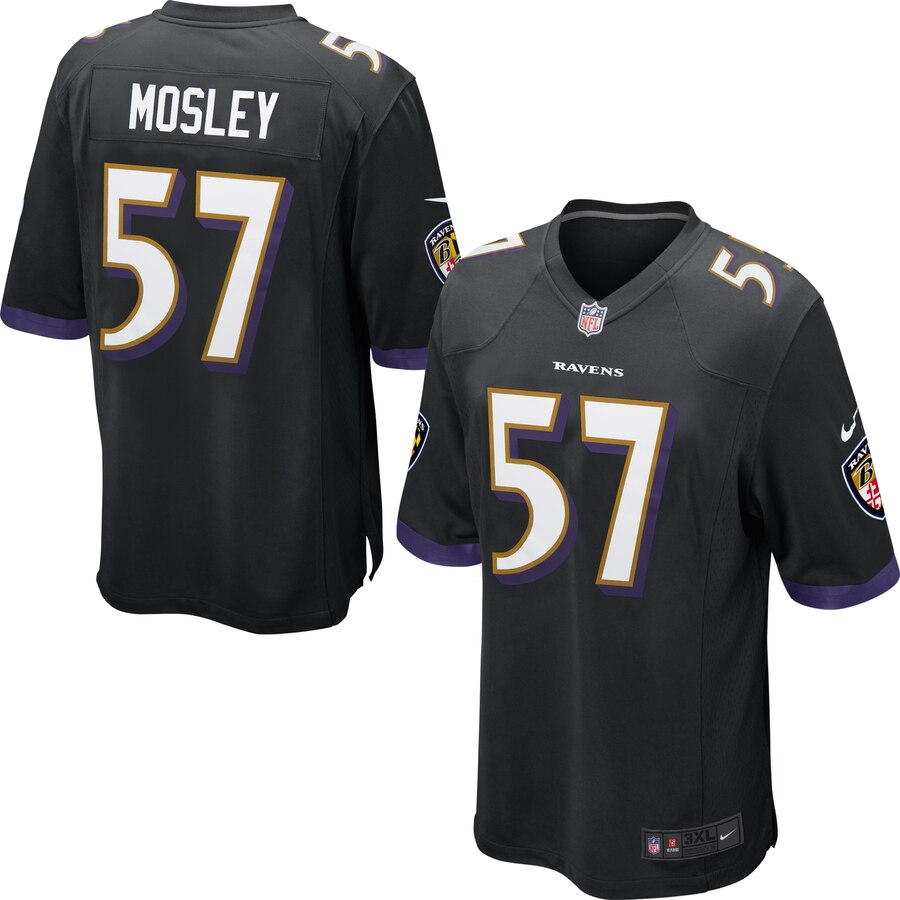 C.j. Mosley Baltimore Ravens Nike Game Jersey - Black - Cocomos