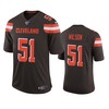 Cleveland Browns Mack Wilson Brown 100th Season Vapor Limited Jersey