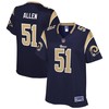 Dakota Allen Los Angeles Rams Nfl Pro Line Womens Team Player Jersey - Navy