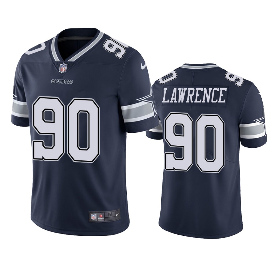 Dallas Cowboys Demarcus Lawrence Navy Vapor Untouchable Limited Jersey