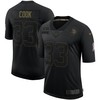 Dalvin Cook Minnesota Vikings 2020 Salute To Service Limited Jersey - Black