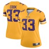 Dalvin Cook Minnesota Vikings Womens Inverted Legend Jersey - Gold Nfl