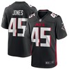 Deion Jones Atlanta Falcons Game Player Jersey - Black Nfl