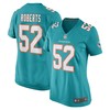 Elandon Roberts Miami Dolphins Womens Game Player Jersey - Aqua Nfl
