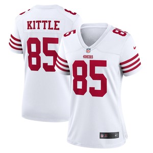 George Kittle San Francisco 49ers Womens Player Game Jersey - White Nfl - Cocomos