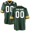 Green Bay Packers Custom Game Jersey Green Custom Jerseys Nfl - Cocomos
