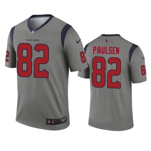 Houston Texans Logan Paulsen Gray Inverted Legend Jersey