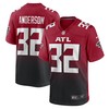 Jamal Anderson Atlanta Falcons Retired Player Alternate Game Jersey - Red Nfl