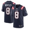 Jawhaun Bentley New England Patriots Game Player Jersey - Navy Nfl