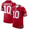 Jimmy Garoppolo San Francisco 49ers Legend Jersey - Scarlet Nfl