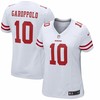 Jimmy Garoppolo San Francisco 49ers Nike Womens Team Color Game Jersey - White