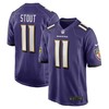 Jordan Stout Baltimore Ravens Player Game Jersey - Purple Nfl