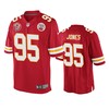 Kansas City Chiefs Chris Jones Red 60th Anniversary Game Jersey