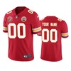 Kansas City Chiefs Custom Red 60th Anniversary Vapor Limited Jersey