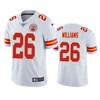 Kansas City Chiefs Damien Williams White 100th Season Vapor Limited Jersey