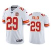 Kansas City Chiefs Kendall Fuller White 100th Season Vapor Limited Jersey