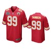 Kansas City Chiefs Khalen Saunders Red Super Bowl Liv Game Jersey