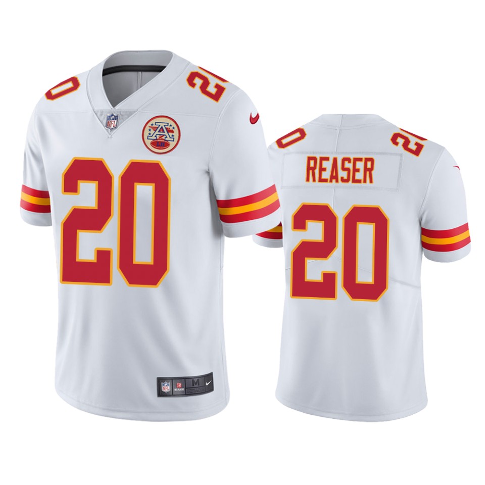 Keith Reaser Kansas City Chiefs White Vapor Limited Jersey