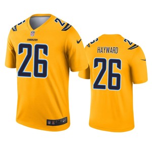 Los Angeles Chargers Casey Hayward Gold Inverted Legend Jersey