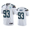 Los Angeles Chargers Justin Jones White 60th Anniversary Vapor Limited Jersey
