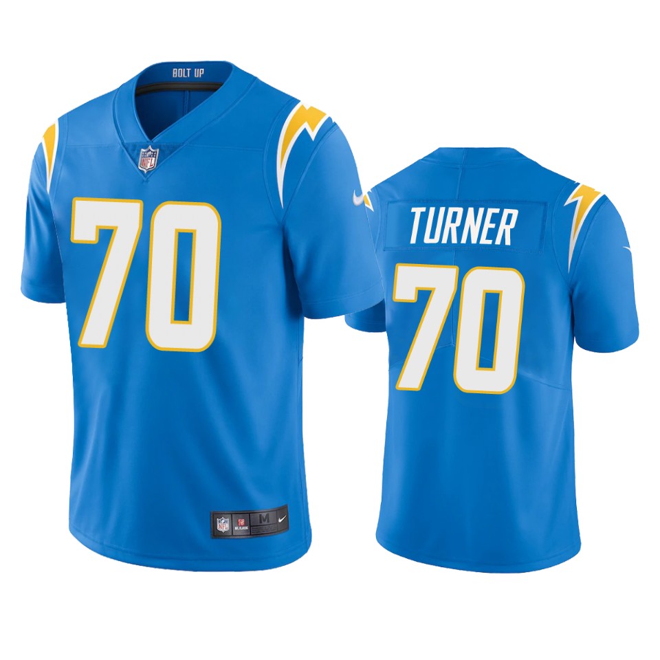 Los Angeles Chargers Trai Turner Powder Blue 2020 Vapor Limited Jersey - Mens