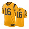 Los Angeles Rams #16 Jared Goff Nike Color Rush Gold Jersey