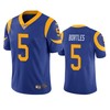 Los Angeles Rams #5 Blake Bortles Royal Vapor Untouchable Limited Jersey - Mens