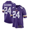 Mackensie Alexander Minnesota Vikings Game Jersey - Purple Nfl