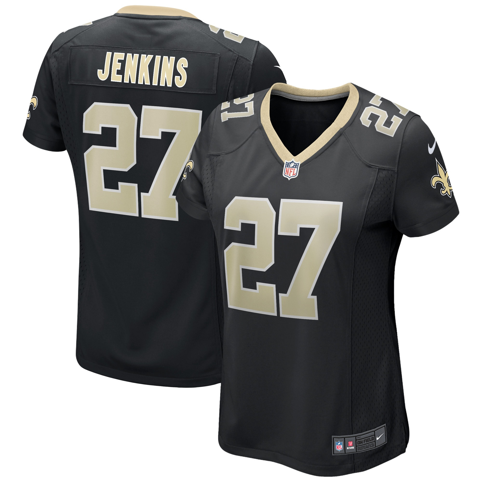Malcolm Jenkins New Orleans Saints Womens Game Player Jersey - Black Nfl