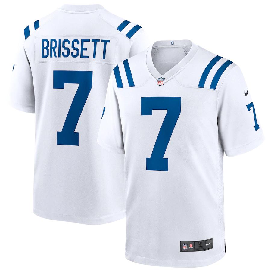 Mens Indianapolis Colts Jacoby Brissett Nike White Game Player Jersey