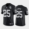 Mens Oakland Raiders Black #25 Eli Apple 2020 Inaugural Season Vapor Limited Stitched Nfl Jersey