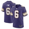 Minnesota Vikings #6 Lewis Cine Classic Player Game Jersey - Purple - Cocomos