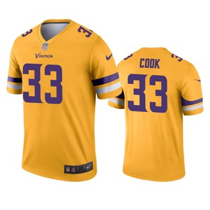 Minnesota Vikings Dalvin Cook Gold Inverted Legend Jersey