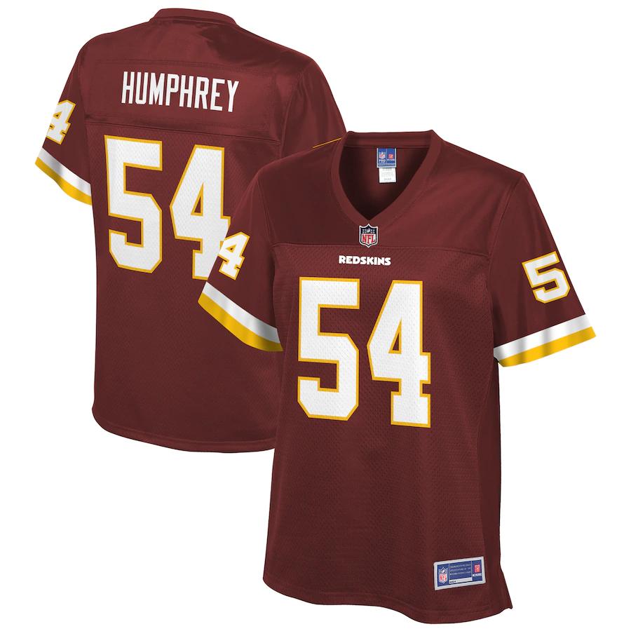Myles Humphrey Washington Redskins Nfl Pro Line Womens Team Player Jersey - Burgundy