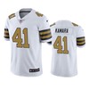 New Orleans Saints Alvin Kamara White Nike Color Rush Limited Jersey