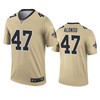 New Orleans Saints Kiko Alonso Gold Inverted Legend Jersey