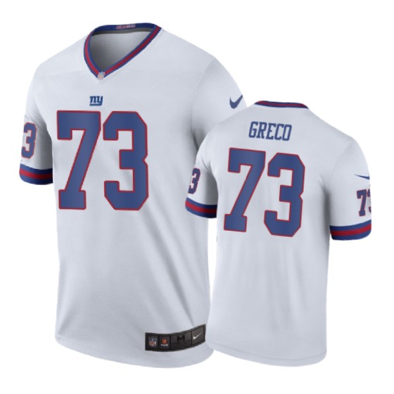 New York Giants #73 John Greco Nike Color Rush White Jersey
