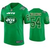 New York Jets #54 Avery Williamson Jersey St. Patricks Day Kelly Green Lucky - Men