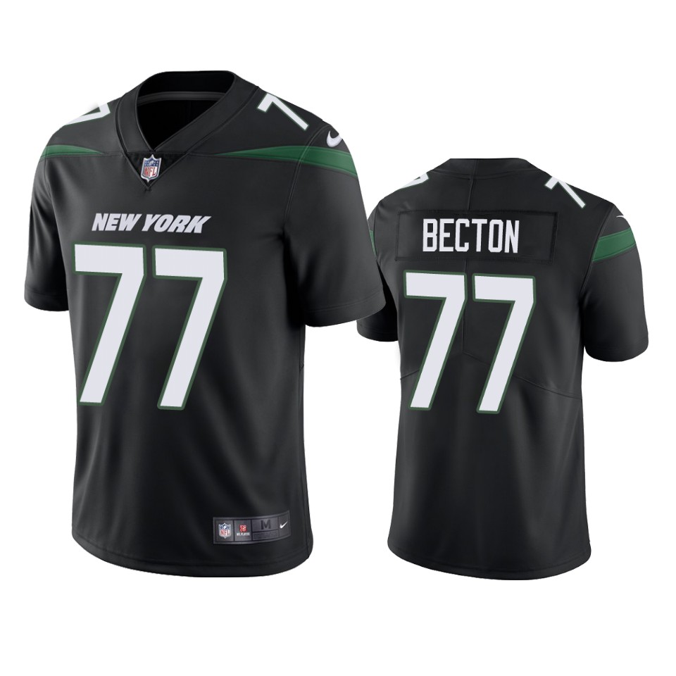 New York Jets Mekhi Becton Black 2020 Nfl Draft Vapor Limited Jersey