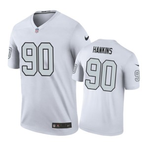 Oakland Raiders #90 Johnathan Hankins Nike Color Rush White Jersey
