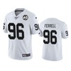 Oakland Raiders Clelin Ferrell White 60th Anniversary Vapor Limited Jersey - Cocomos